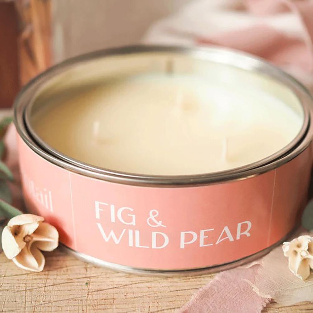Pintail Candles Fig & Wild Pear Triple Wick Tin Candle Extra Image 3